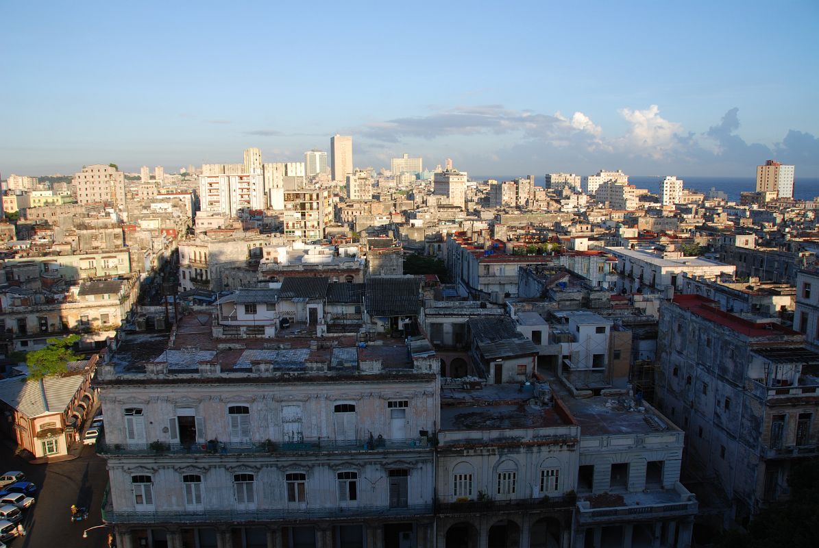 22 Cuba - Havana Centro - Hotel NH Parque Central - view towards Havana Vedado